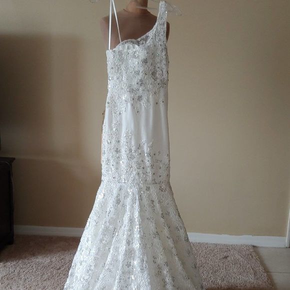 Christopher Henry Dresses & Skirts - New Christopher Henry White Mermaid Wedding Dress